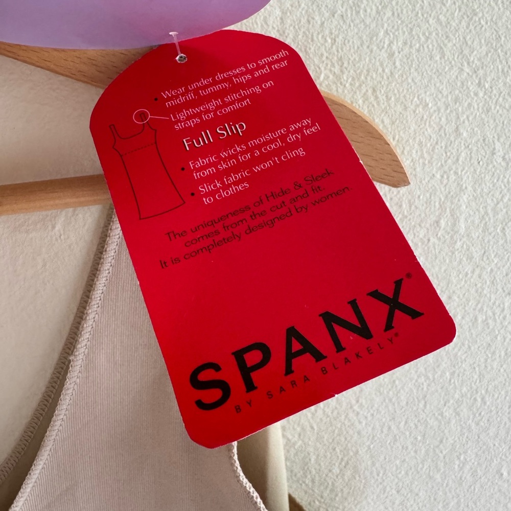 NWT Spanx hide & sleek full slip beige large - Picture 5 of 7